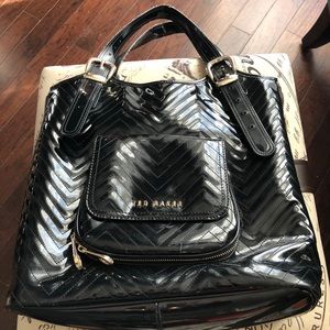 Ted Baker Black Patent Tote